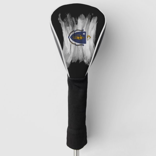 Pinselstrich mit Masachusetts Golf Headcover (Vorderseite)