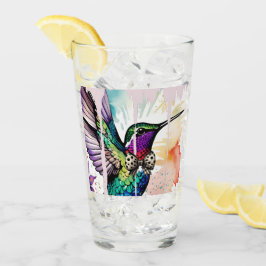 Pinselstrich-Vogel-Kunst Glas