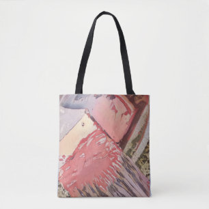Pinselstrich zeigt abstrakte Kunst Tasche