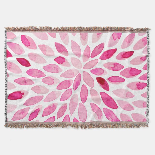 Pinselstriche für Wasserfarben - rosa Palette Decke (Vorderseite)