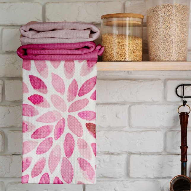 Pinselstriche für Wasserfarben - rosa Palette Küchentuch (Von Creator hochgeladen)