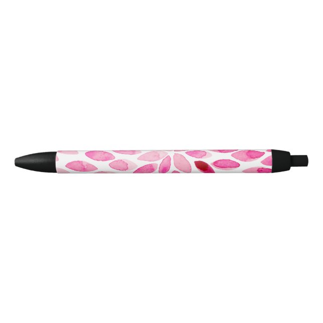 Pinselstriche für Wasserfarben - rosa Palette Kugelschreiber (Vorderseite)
