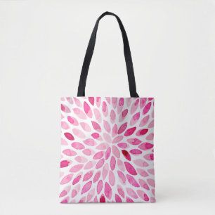 Pinselstriche für Wasserfarben - rosa Palette Tasche