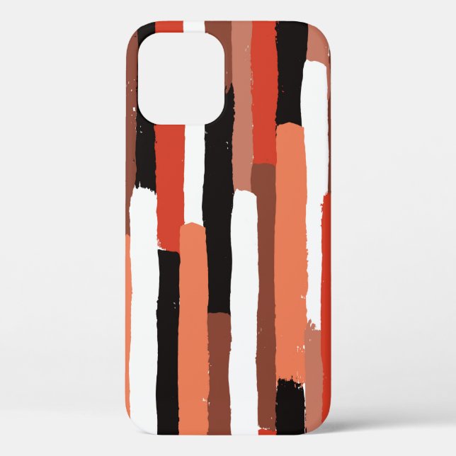 Pinselstriche, geometrisch, nahtlos Case-Mate iPhone hülle (Rückseite)