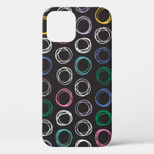 Pinselstriche: Handgezeichnetes Nahtloses Design Case-Mate iPhone Hülle