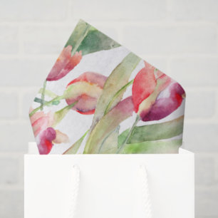 Pinselstriche in Springtime Wasserfarben Seidenpapier