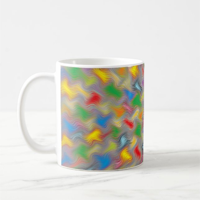 Pinselstriche Kaffeetasse (Links)