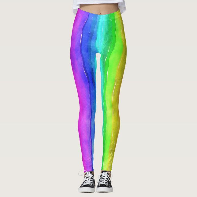 Pinselstriche Leggings (Vorderseite)