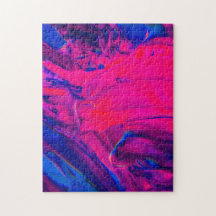 Pinselstriche, lila und rosa, kreativ gestrichen
