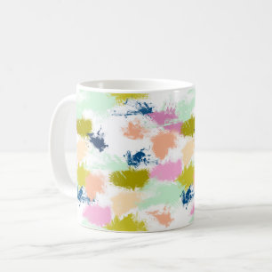 Pinselstriche , malt , Ölfarbe Kaffeetasse