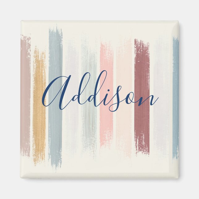 Pinselstriche personalisiert magnet (Vorne)