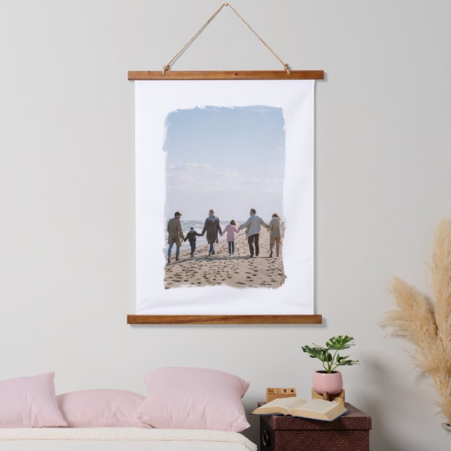 Pinselstriche Pinselstriche für benutzerdefinierte Wandteppich Mit Holzrahmen (Schlafzimmer)