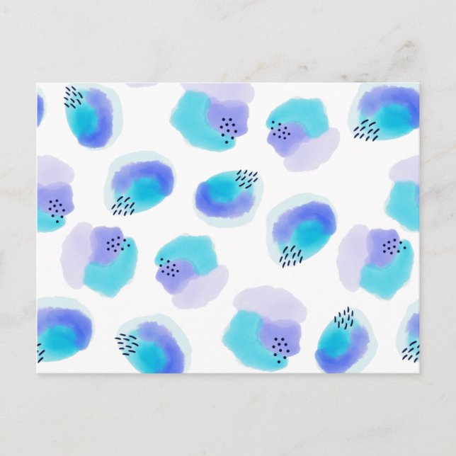 Pinselstriche Postkarte (Vorderseite)