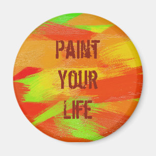 Pinselstriche Textur Magnet