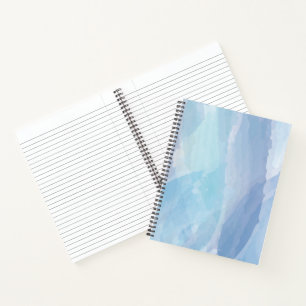 Pinselstrichkunst, abstrakt, cool notizbuch