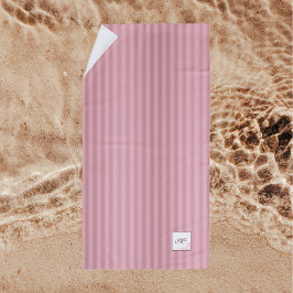 Pinselstrichleiste Rose Spitze Anfangsskriptmonogr Strandtuch