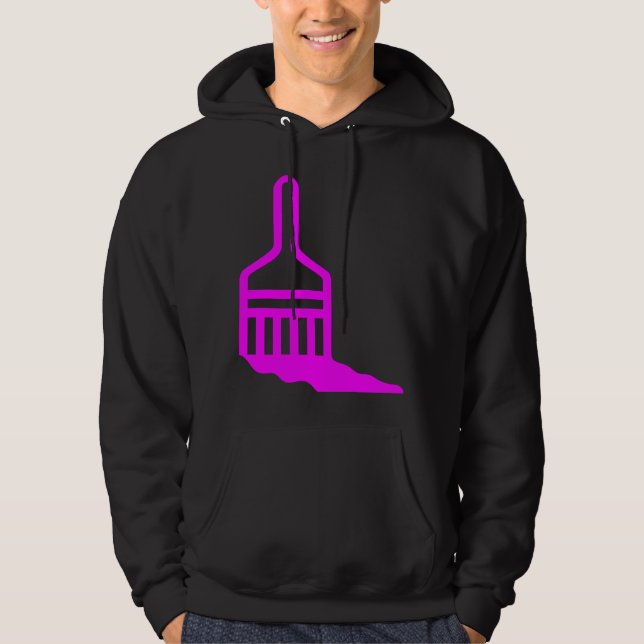 Pinselsymbol Hoodie (Vorderseite)