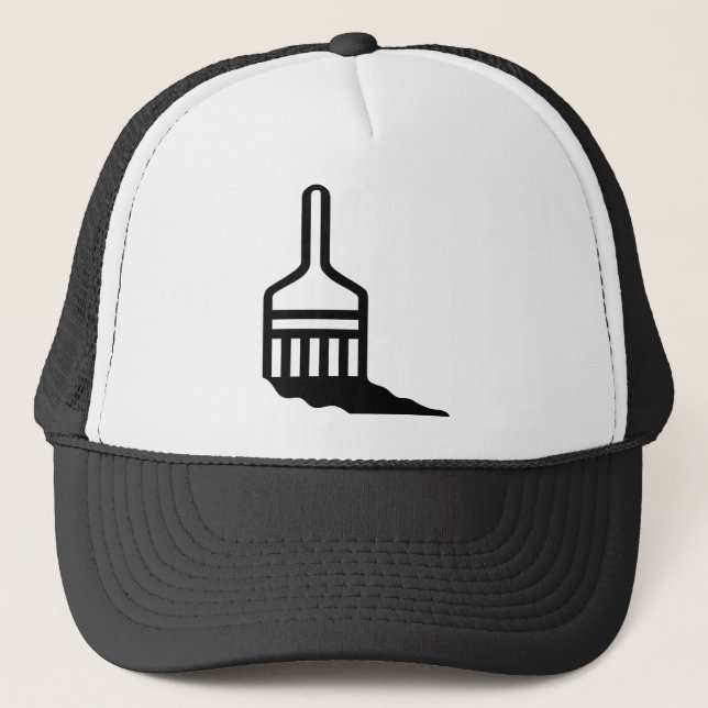 Pinselsymbol Truckerkappe (Vorderseite)