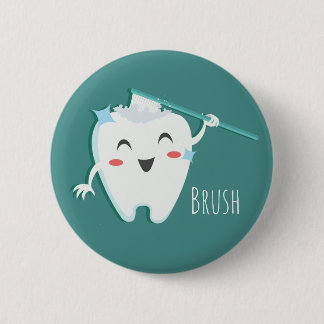 Pinselzettel Button