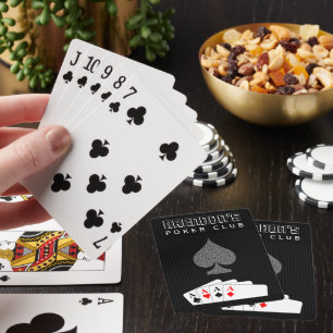 Pinstriche Anzug Poker Casino Spielkarten