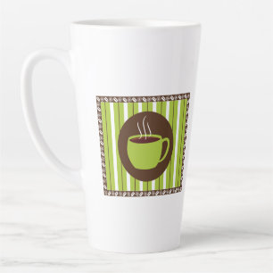 Pinstripe Kaffee Milchtasse