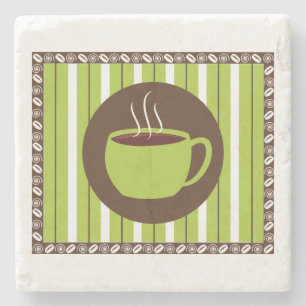 Pinstripe Kaffee Steinuntersetzer