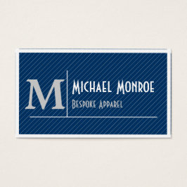 Pinstripe Monogramme