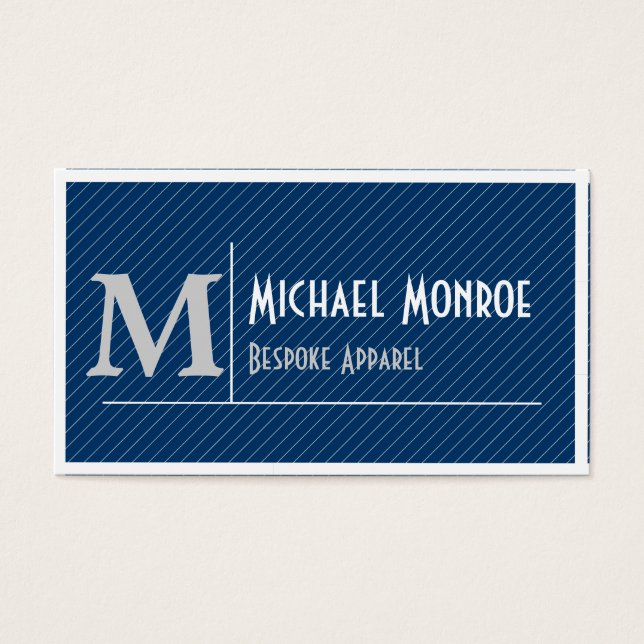 Pinstripe Monogramme (Vorderseite)