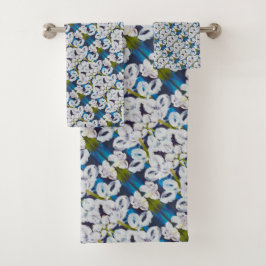 Pinstripes Orchid Pattern Handtücher