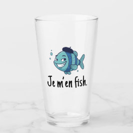 Pint Glass - Je m'en fish Glas
