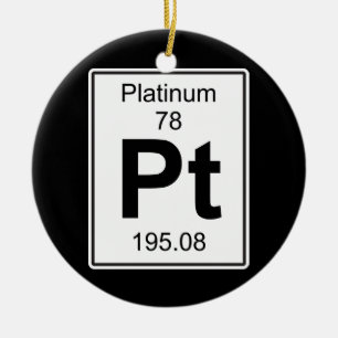 Pint - Platin Keramikornament