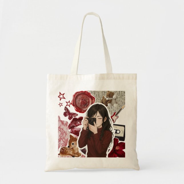 Pinterest vibe tote bag tragetasche (Vorne)