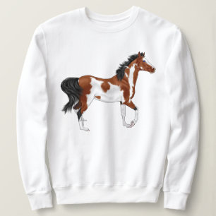 Pinto-Araberpferd Sweatshirt