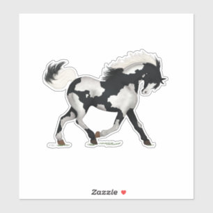PInto Pferd Paint Pony Piebald Overo Reittier Aufkleber
