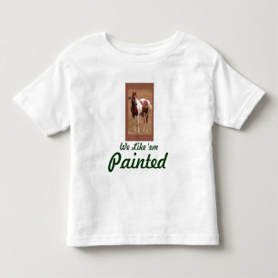 Pinto-PferdeShirt Kleinkind T-shirt