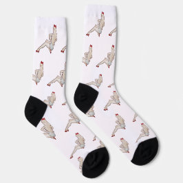 Pinup Custom Nachhaltig Premium Crew Sockel Socken