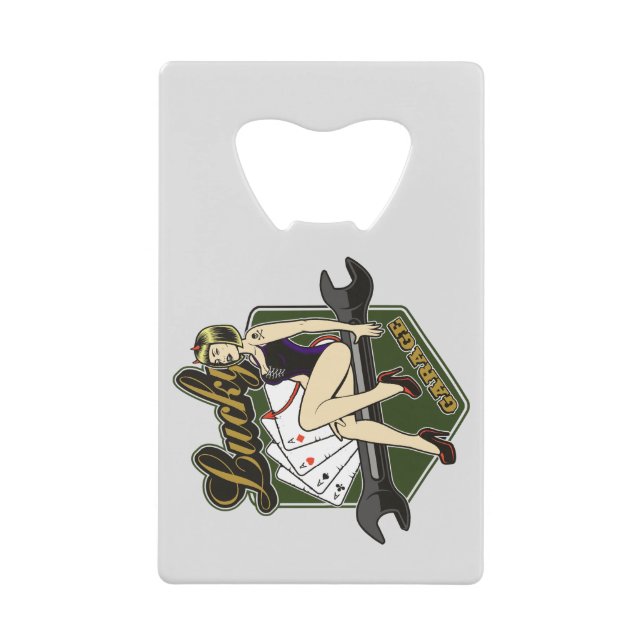 Pinup Girl Bottle Opener (Devant)