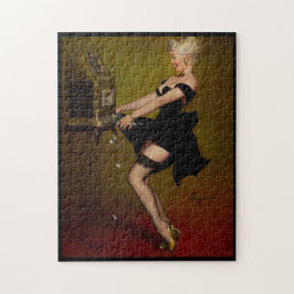 Pinup-Girl für Vintage Steckplätze