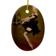 Pinup-Girl für Vintage Steckplätze