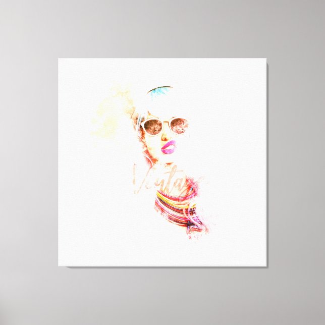 Pinup Girl  Leinwanddruck (Vorderseite)