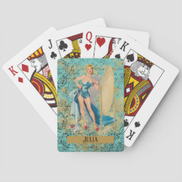 Pinup Girl Personalisiert Spielkarten