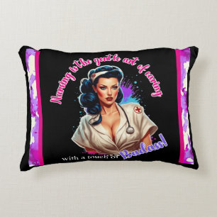 Pinup_ Nurse Badass Dekokissen