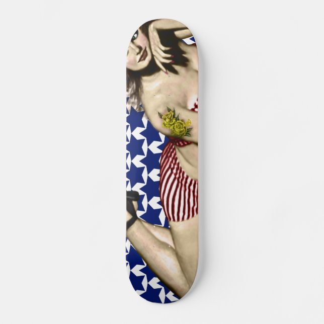 Pinup Skateboard (Vorderseite)