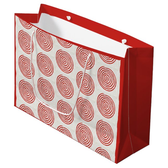 PINWHEEIC große Geschenktasche Geschenktüte (Vorderseite Schrägansicht)