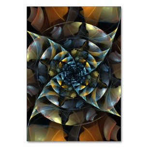 Pinwheel Abstrakt Art Table Card Tischnummer