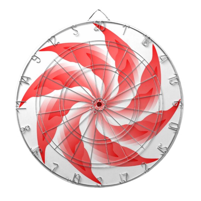PINWHEEL-BLUME DARTSCHEIBE (vorne)