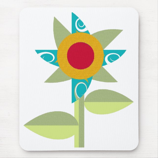 Pinwheel Blume Mouse Pad Mousepad (Vorne)