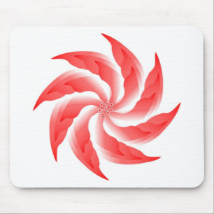 PINWHEEL-BLUME MOUSEPAD