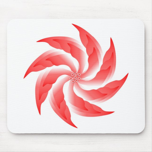 PINWHEEL-BLUME MOUSEPAD (Vorne)