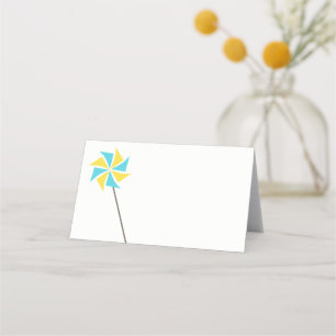 Pinwheel-Food-Zelt Platzkarte